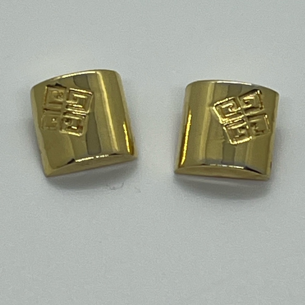 Givenchy Gold-Tone Logo Earrings